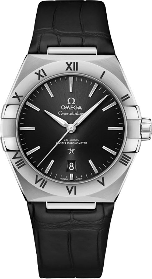 Omega Constellation Watches Mens Black Self Winding Automatic 13113392001001 Watch
