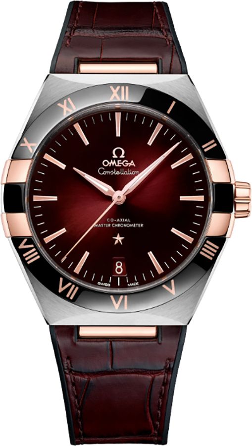 Omega Constellation Watches Mens Red Self Winding Automatic 13123412111001 Watch