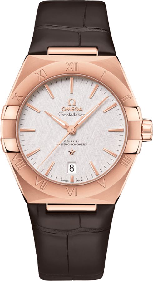 Omega Constellation Watches Mens Silver Self Winding Automatic 13153392002001 Watch