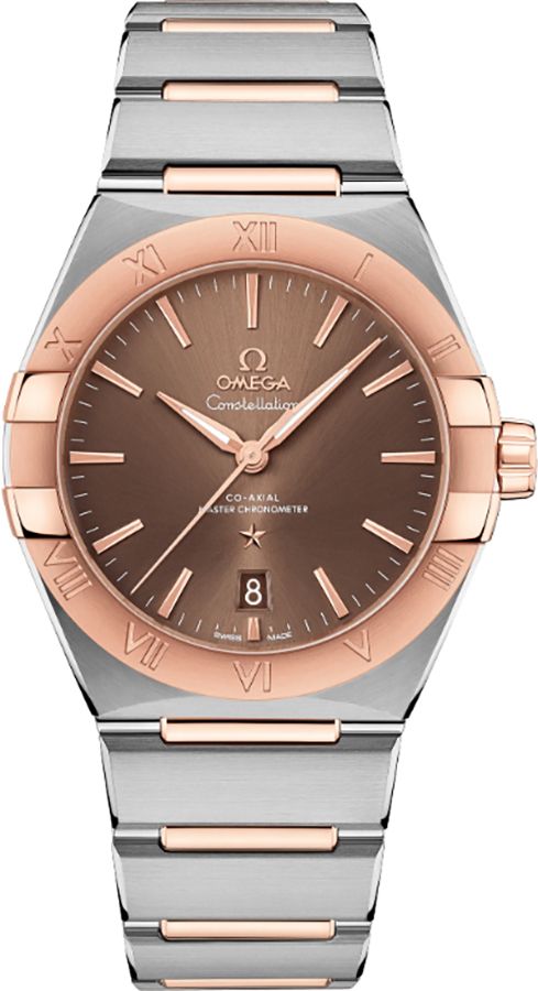 Omega Constellation Watches Mens Brown Self Winding Automatic 13120392013001 Watch
