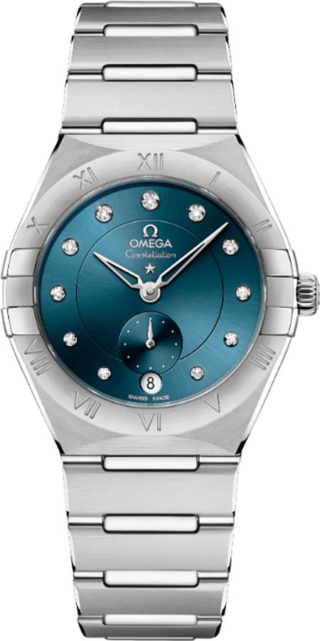 Omega Constellation Watches Ladies Blue Self Winding Automatic 13110342053001 Watch