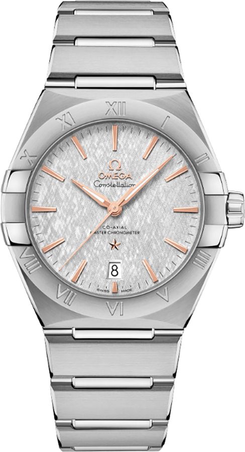 Omega Constellation Watches Mens Grey Self Winding Automatic 13110392006001 Watch