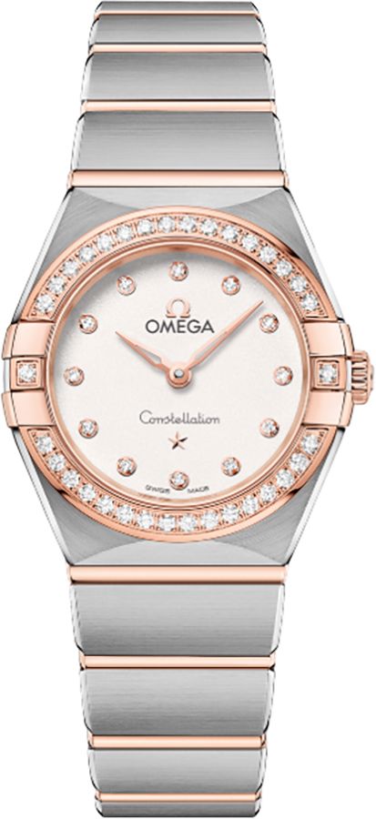 Omega Constellation Watches Ladies Silver Battery Operated Quartz 13125256052001 Watch