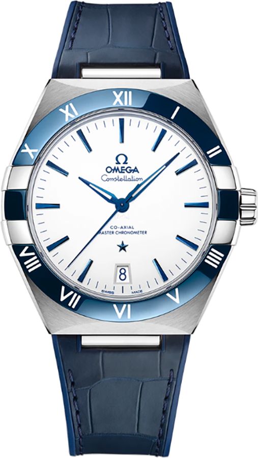 Omega Constellation Watches Mens White Self Winding Automatic 13133412104001 Watch