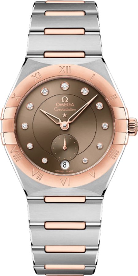 Omega Constellation Watches Ladies Brown Self Winding Automatic 13120342063001 Watch