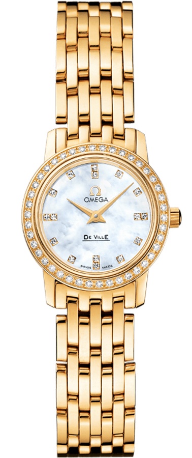 Omega De Ville Watches Ladies Pearl White Battery Operated Quartz 41757600 Watch