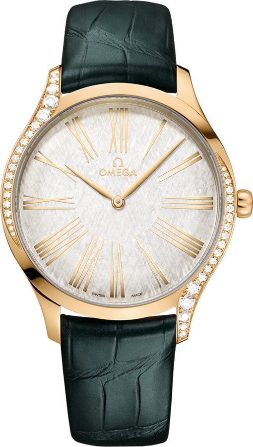 Omega De Ville Watches Ladies Silver Battery Operated Quartz 42858396002001 Watch