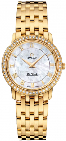 Omega De Ville Watches Ladies Mother of Pearl White 41355276005001 Watch