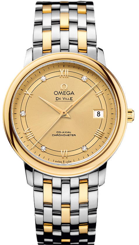 Omega De Ville Watches Mens Champagne  42420372058002 Watch
