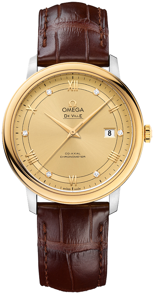 Omega De Ville Watches Mens Champagne  42423402058001 Watch