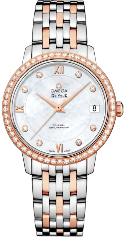 Omega De Ville Watches Ladies Pearl White  42425332055002 Watch