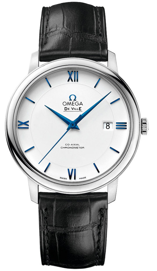 Omega De Ville Watches Mens White Self winding Automatic 42453402004001 Watch
