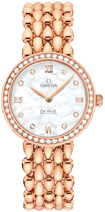 Omega De Ville Watches Ladies Pearl White  42455276055004 Watch