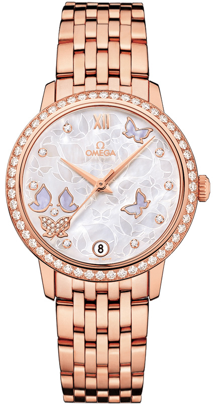 Omega De Ville Watches Ladies Pearl White  42455332055004 Watch