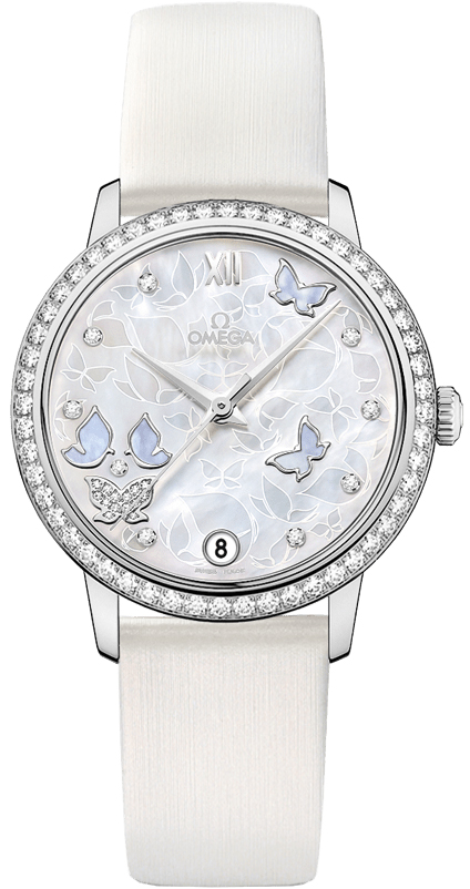 Omega De Ville Watches Ladies Pearl White  42457332055001 Watch