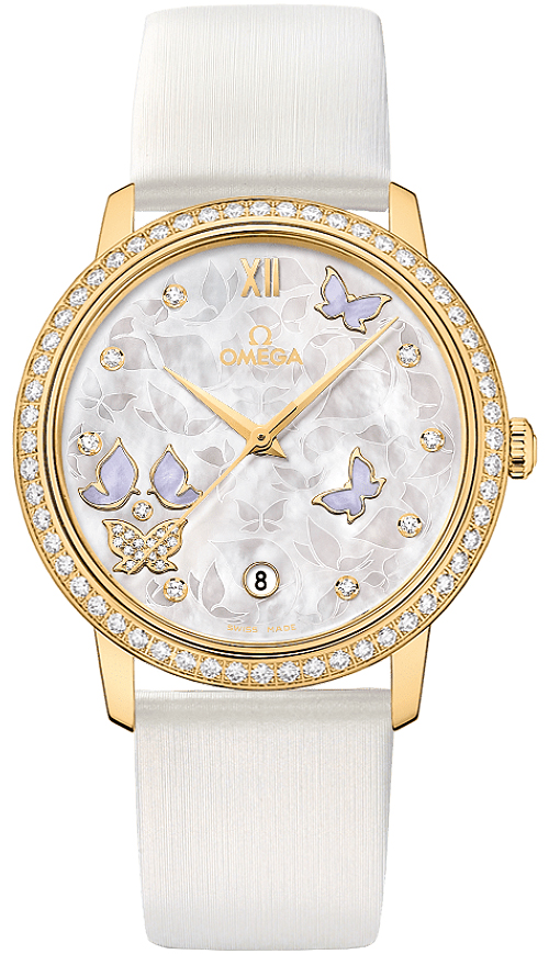 Omega De Ville Watches Ladies Pearl White  42457372055001 Watch