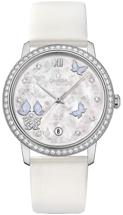 Omega De Ville Watches Ladies Pearl White  42457372055002 Watch