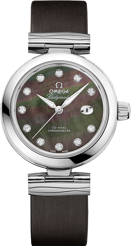 Omega De Ville Watches Ladies Black Self winding Automatic 42532342057004 Watch