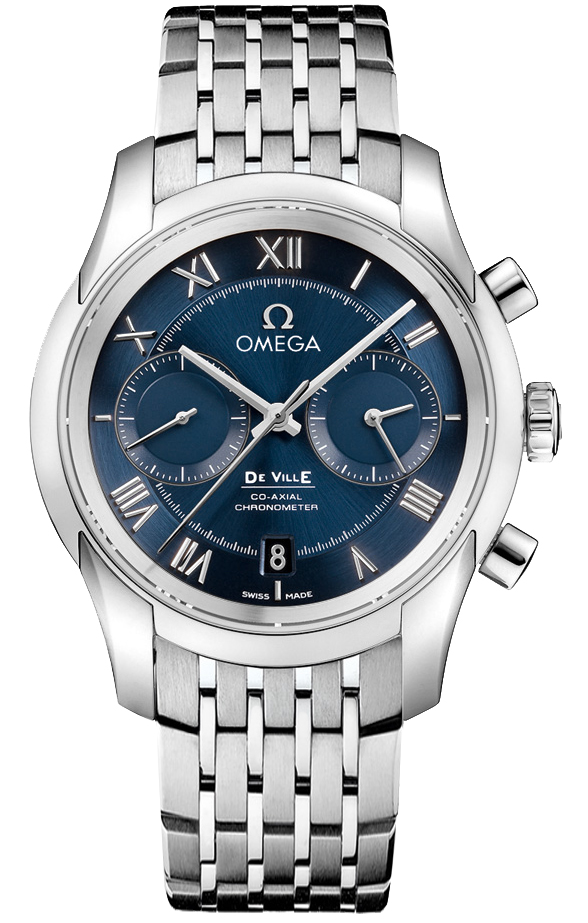 Omega De Ville Watches Mens Blue  43110425103001 Watch