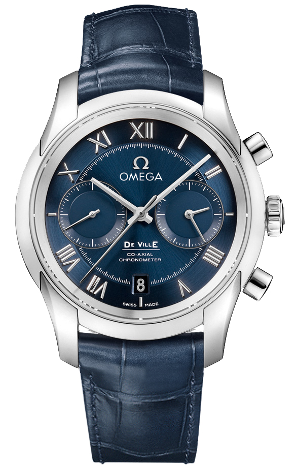 Omega De Ville Watches Mens Blue  43113425103001 Watch