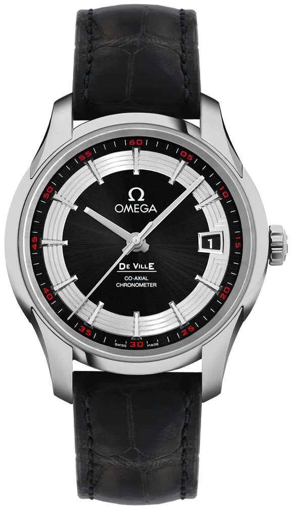Omega De Ville Watches Mens Black Self winding Automatic Chronometer 43133412101001 Watch