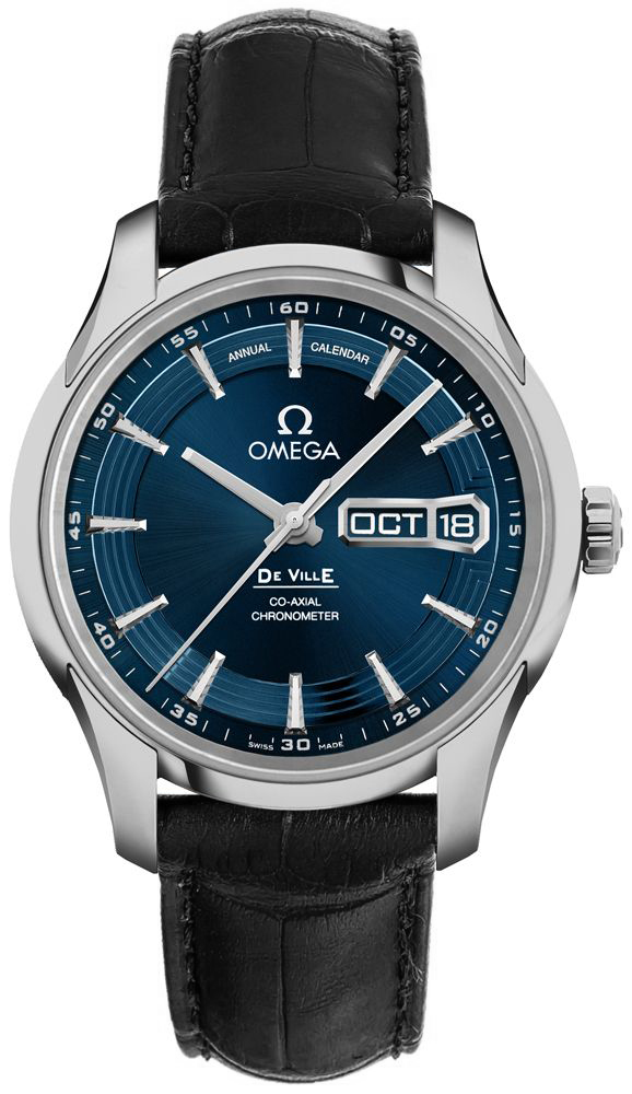 Omega De Ville Watches Mens Blue Self winding Automatic 43133412203001 Watch