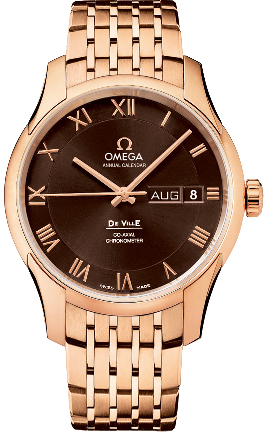 Omega De Ville Watches Mens Brown  43150412213001 Watch