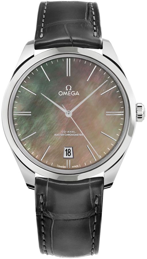 Omega De Ville Watches Mens Tahiti Mother of Pearl Grey Manual Winding 43253402107001 Watch