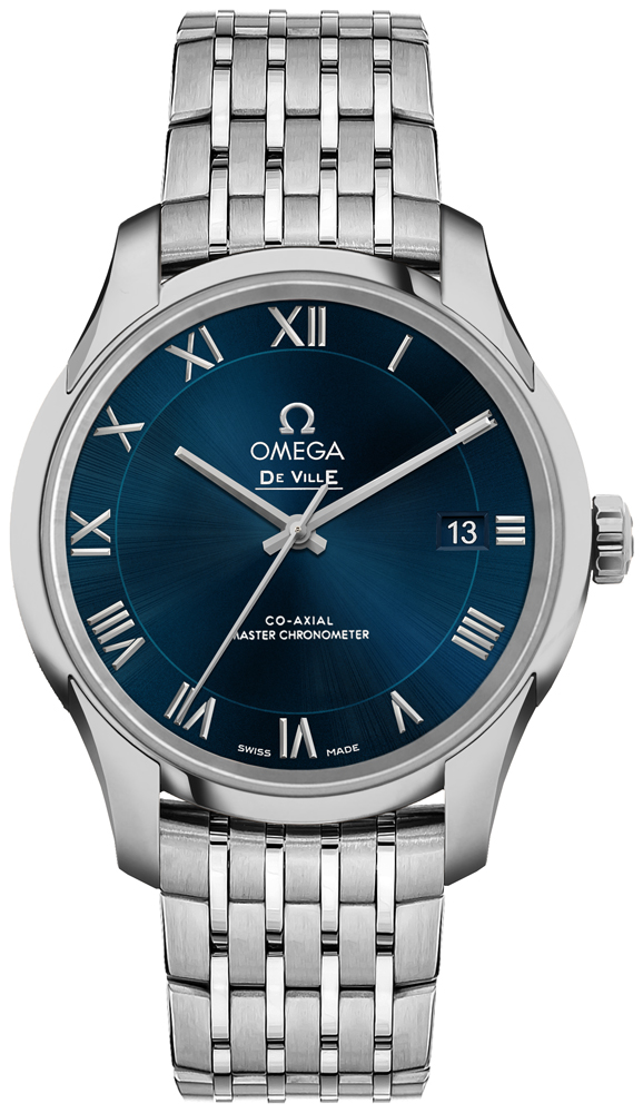 Omega De Ville Watches Blue Self winding Automatic 43310412103001 Watch