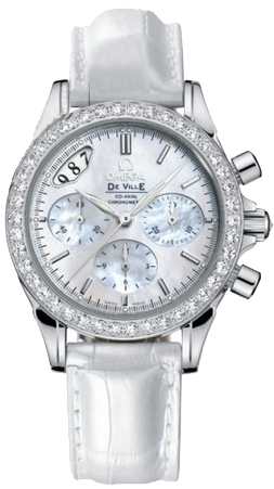 Omega De Ville Watches Ladies Pearl White  48777036 Watch