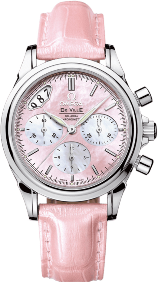 Omega De Ville Watches  Mother of Pearl Pink Self winding Automatic Chronometer 48787434 Watch