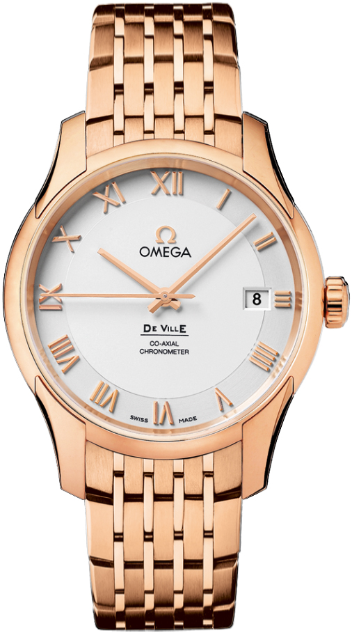 Omega De Ville Watches Mens Silver  43150412102001 Watch