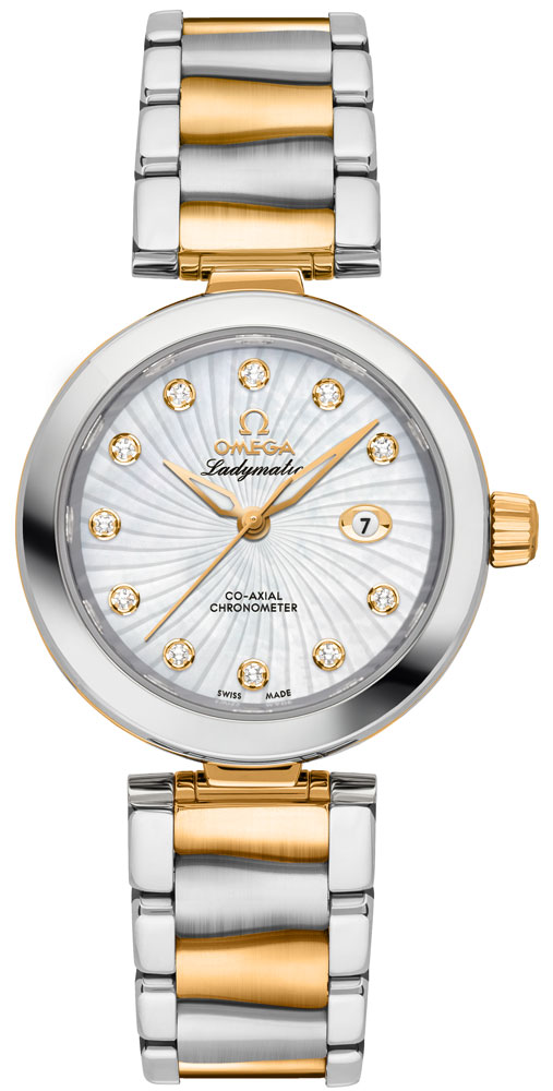 Omega De Ville Watches Ladies Mother of Pearl White Self winding Automatic 42520342055002 Watch