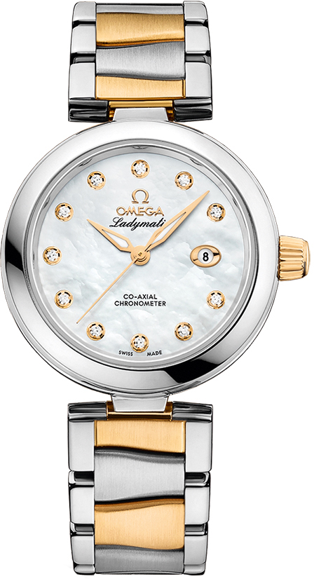 Omega De Ville Watches Ladies Pearl White Self winding Automatic 42520342055003 Watch