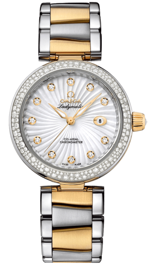 Omega De Ville Watches Ladies Pearl White Self winding Automatic 42525342055002 Watch