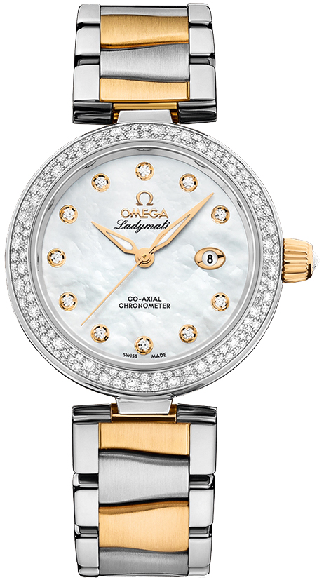 Omega De Ville Watches Ladies Pearl White Self winding Automatic 42525342055003 Watch