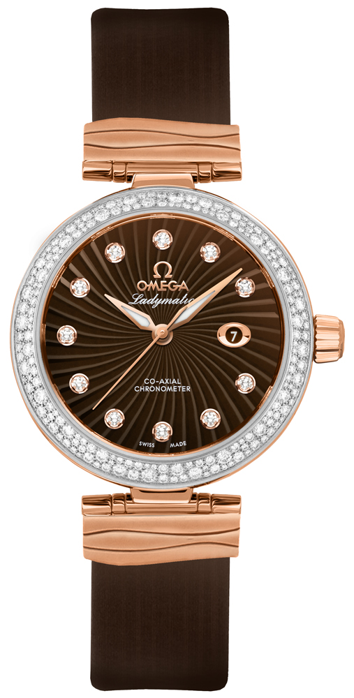 Omega De Ville Watches Ladies Brown Self winding Automatic Chronometer 42527342063001 Watch