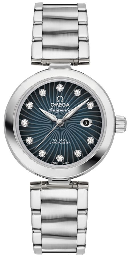 Omega De Ville Watches Ladies Blue Self winding Automatic Chronometer 42530342056001 Watch