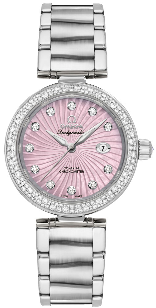Omega De Ville Watches Ladies Pink Self winding Automatic 42535342057001 Watch
