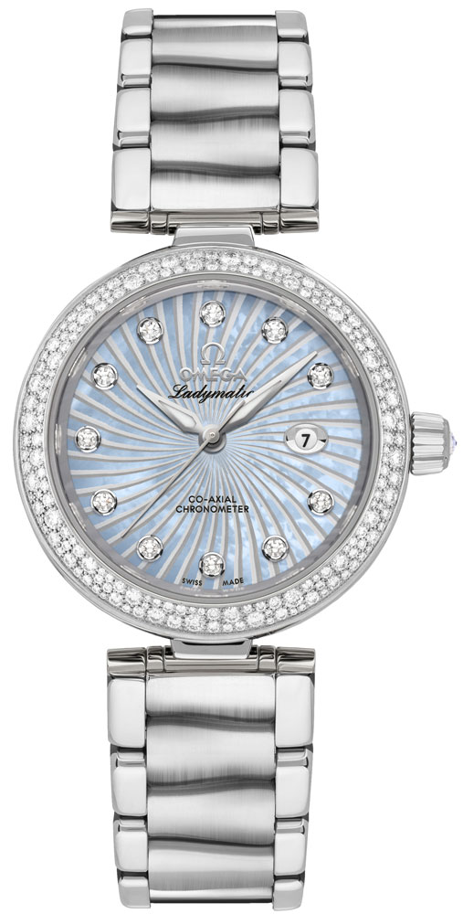 Omega De Ville Watches Ladies Blue Self winding Automatic 42535342057002 Watch