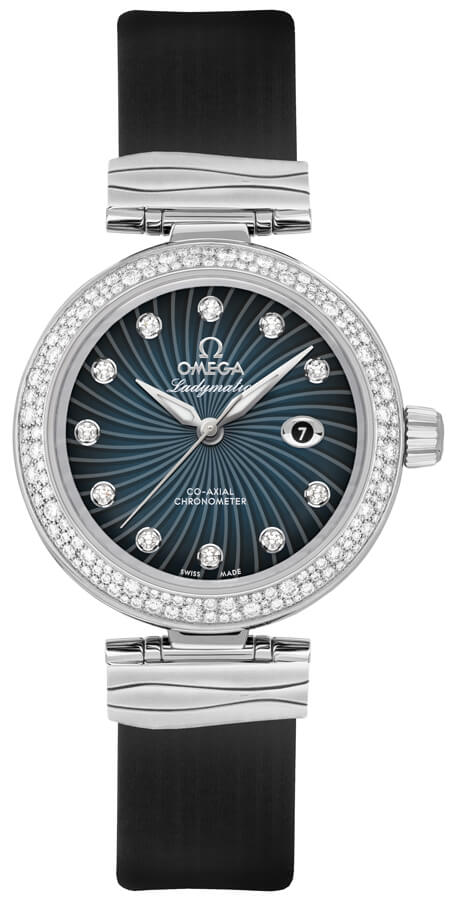 Omega De Ville Watches Ladies Blue Self winding Automatic Chronometer 42537342056001 Watch