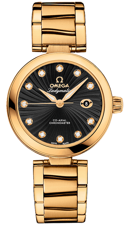Omega De Ville Watches Ladies Black Self winding Automatic 42560342051002 Watch