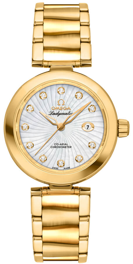 Omega De Ville Watches Ladies Pearl White Self winding Automatic 42560342055002 Watch