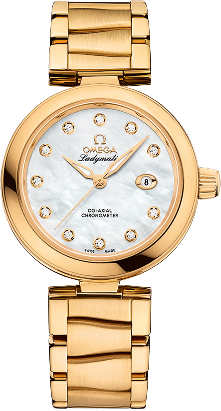 Omega De Ville Watches Ladies Pearl White Self winding Automatic 42560342055003 Watch