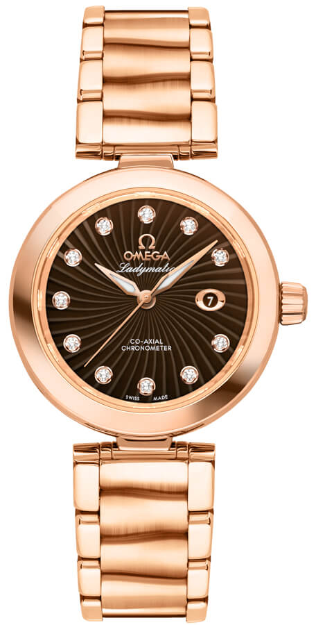 Omega De Ville Watches Ladies Brown Self winding Automatic 42560342063001 Watch