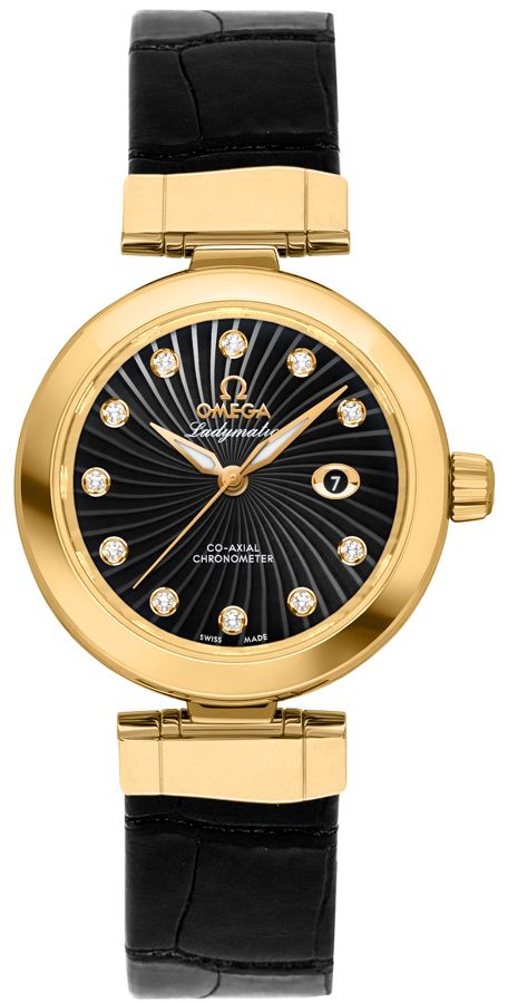 Omega De Ville Watches Ladies Black Self winding Automatic 42563342051002 Watch