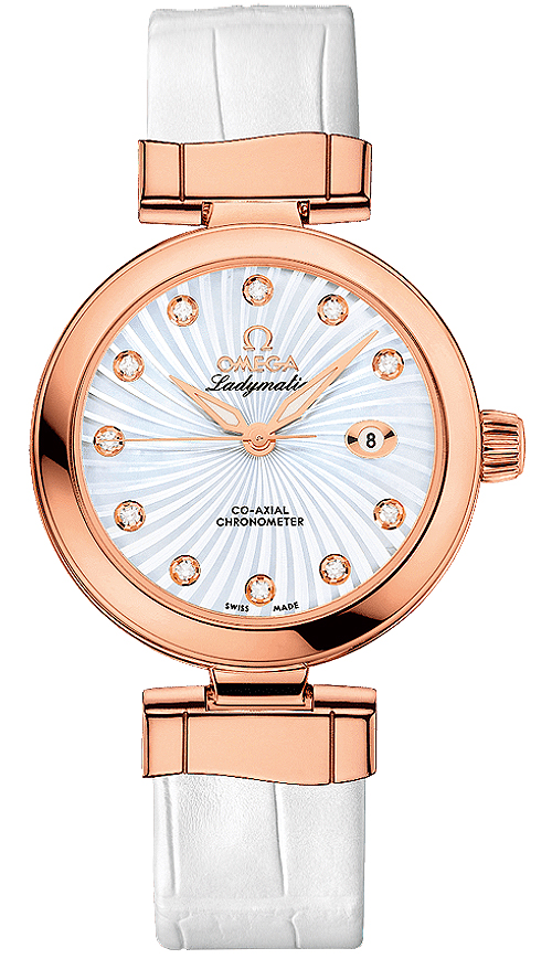 Omega De Ville Watches Ladies Pearl White  42563342055001 Watch