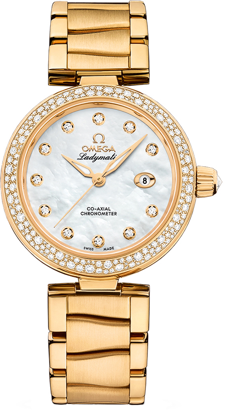 Omega De Ville Watches Ladies Pearl White Self winding Automatic 42565342055009 Watch