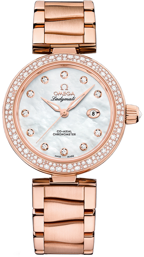 Omega De Ville Watches Ladies Pearl White Self winding Automatic 42565342055010 Watch