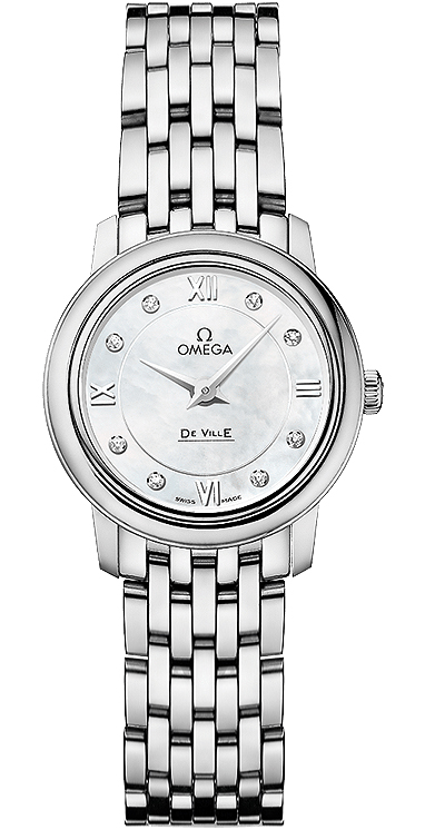 Omega De Ville Watches Ladies Pearl White  42410246055001 Watch